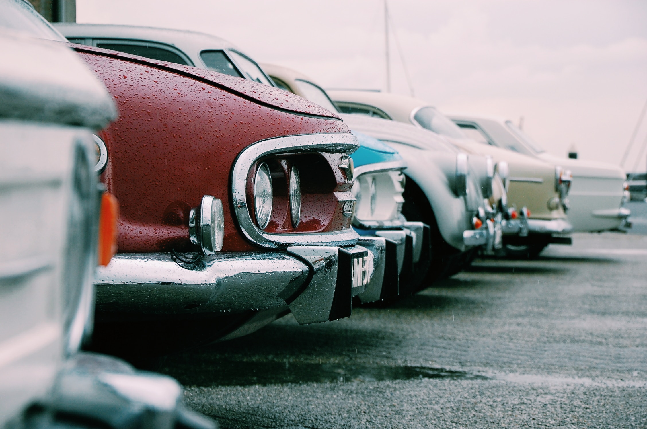 picture of parked cars